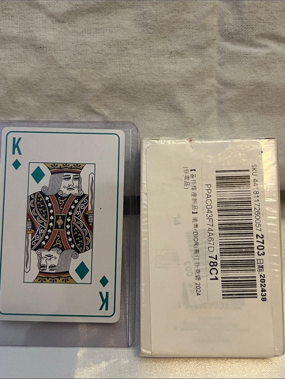 Dior playing cards - Picture 2 of 2